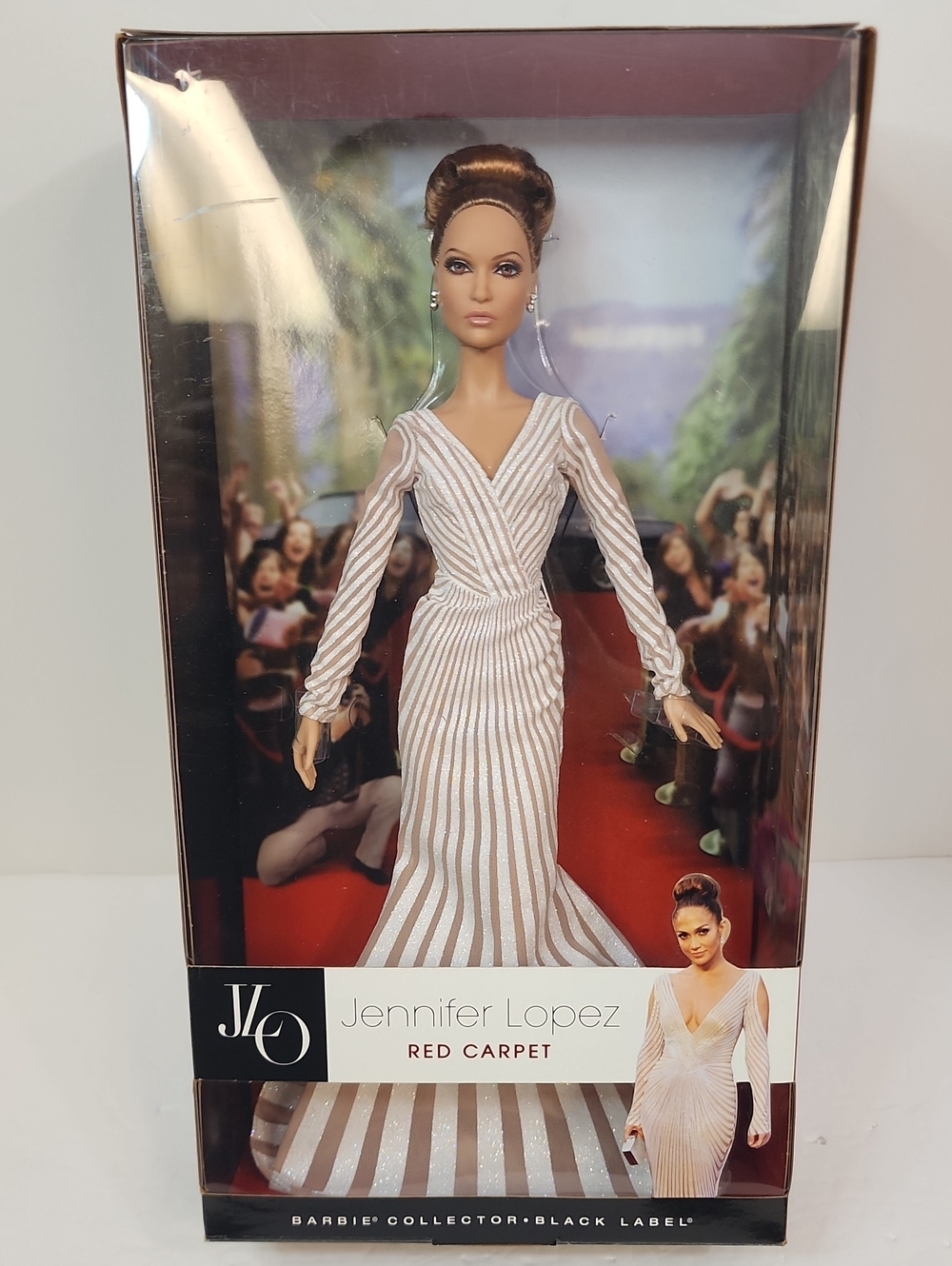 Jennifer Lopez Barbie Red Carpet Doll JLo Mattel Black Label Collector 2013 NRFB